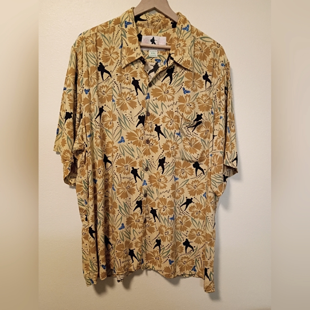 Elvis Presley by Reyn Spooner Collab Button Front Hawaiian Shirt XXL
